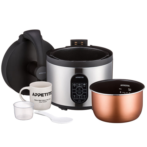 Appetite Automatic Pap Maker Deluxe - Mercury Silver - disassembled