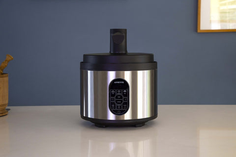 Appetite Automatic Pap Maker Deluxe - Mercury Silver - Beautiful Compact Design