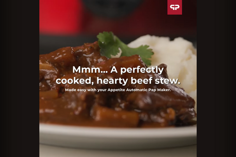 Hearty Beef Stew in Your Appetite Automatic Pap Maker